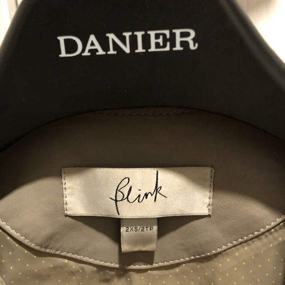 Danier grey leather women’s jacket - Picture 5 of 8